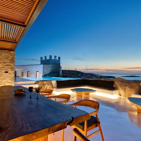 Βίλα Black With Cave Heated Pool