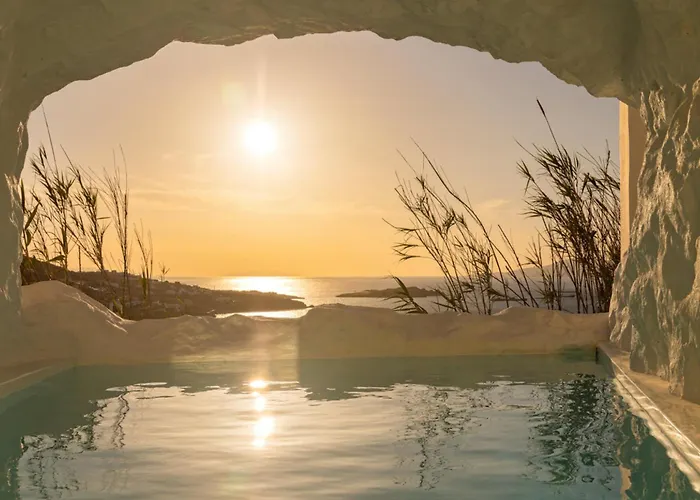 Black With Cave Heated Pool * Mykonos Town