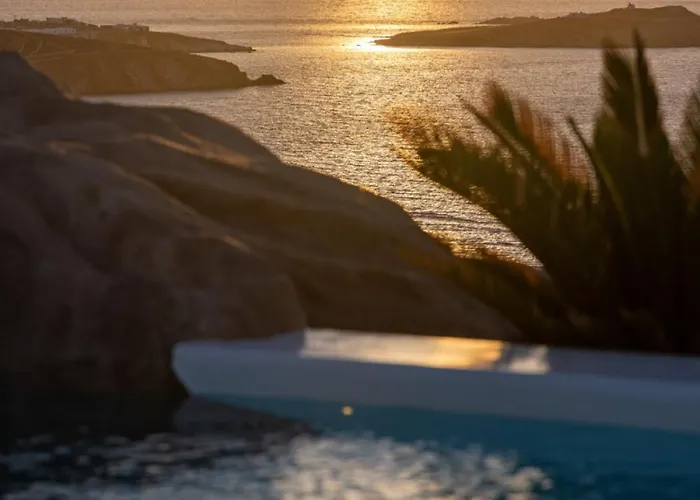 Black With Cave Heated Pool ヴィラ Mykonos Town