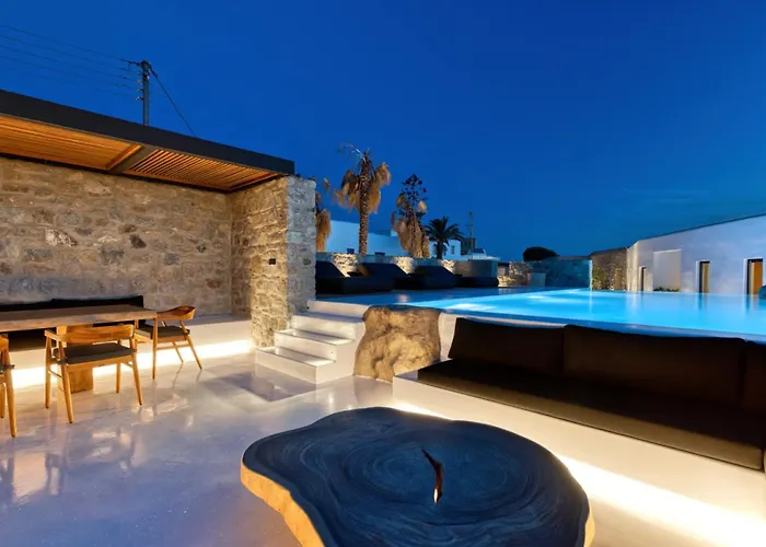 Black With Cave Heated Pool * Mykonos Town