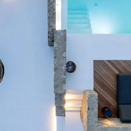 Black With Cave Heated Pool Mykonos Town