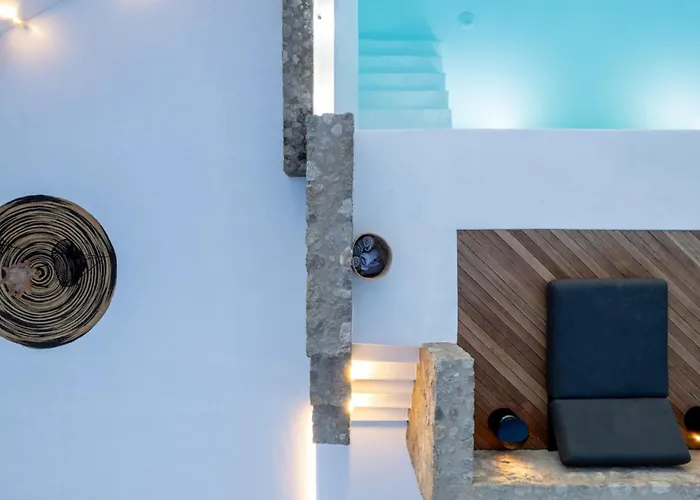 Black With Cave Heated Pool Mykonos Town